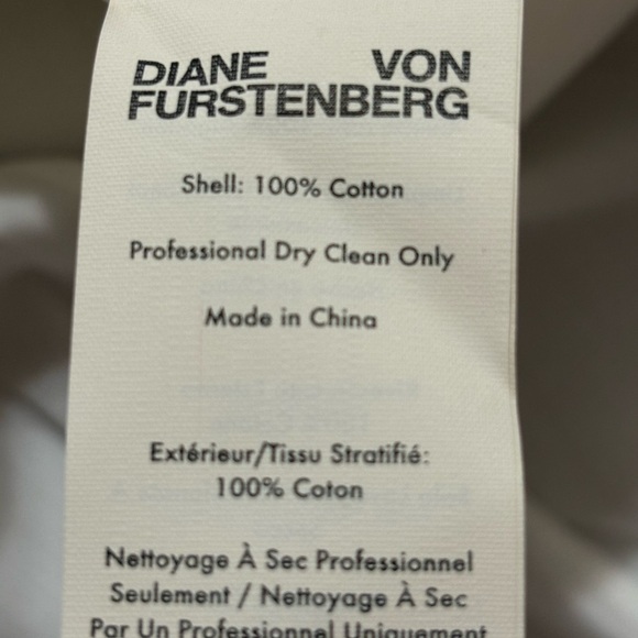 DIANE VON FURSTENBERG
WAIST-TIE TOP WHITE SIZE EXTRA SMALL SLEEVELESS BL… - Picture 6 of 12